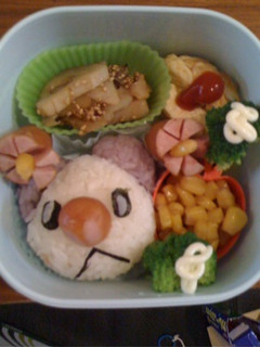 簡単キャラ弁*ミジュマルおにぎり-レシピのメイン写真