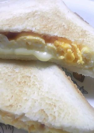 朝楽飯~✿オムチーズパン-レシピのメイン写真