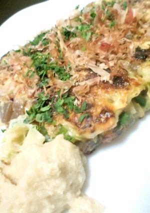 ベジタリアンのための関西風お好み焼き-レシピのメイン写真