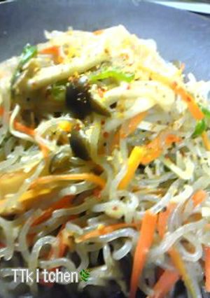 ＊夕飯＊糸こんにゃくと野菜の炒り煮-レシピのメイン写真