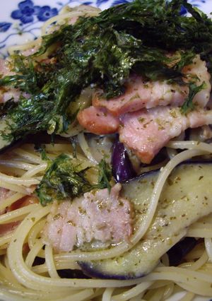 バジルクリーム岩のりパスタ-レシピのメイン写真