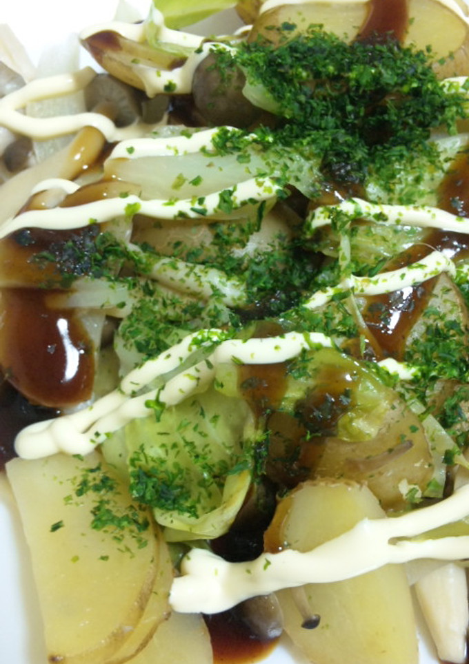 蒸し野菜〜お好み焼き風〜-レシピのメイン写真