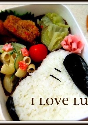 簡単キャラ弁　スヌーピー-レシピのメイン写真