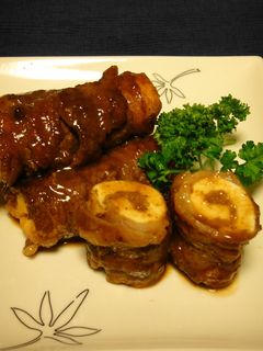 安いお肉が大変身!!~肉巻きお揚げ~-レシピのメイン写真