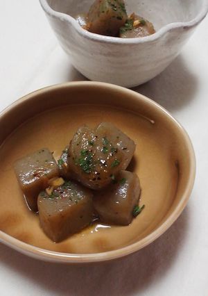 アンチョビ味のこんにゃく炒め＜おつまみ＞-レシピのメイン写真