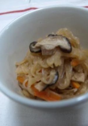 具たくさんでおいしい！切干大根の煮物-レシピのメイン写真