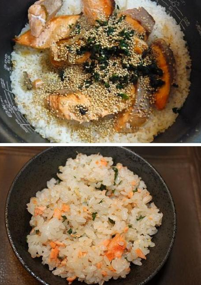 焼きシャケで鮭ご飯～♪-レシピのメイン写真