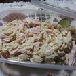 お米みたいなショートパスタのサラダ