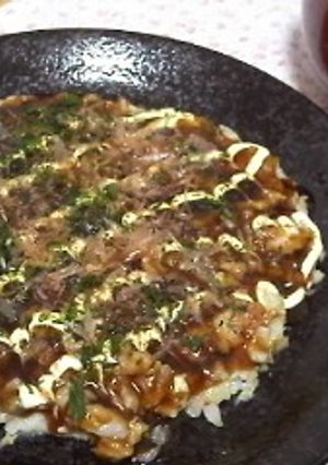 ヘルシー＊ふわふわ＊豆腐のお好み焼き-レシピのメイン写真