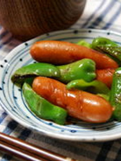 我が家の朝食定番☆ウインナーピーマン炒め-レシピのメイン写真