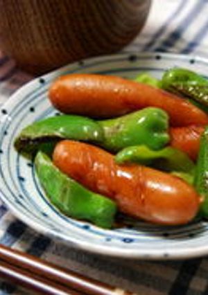 我が家の朝食定番☆ウインナーピーマン炒め-レシピのメイン写真