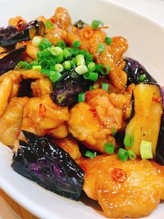 鶏肉とナスの南蛮煮-レシピのメイン写真