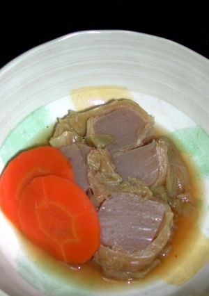 低カロリー・ロールこんにゃくの味噌煮-レシピのメイン写真