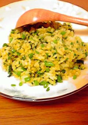 食欲アップのクレソン炒飯-レシピのメイン写真
