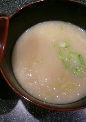 簡単・美味しい~れんこんとネギの味噌汁♪-レシピのメイン写真