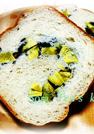 ほっくりさつま芋「の」の字食パン・HBで-レシピのメイン写真