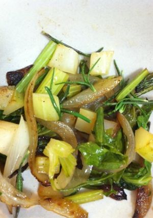 セロリ+ビネガーで！さっぱり野菜炒め-レシピのメイン写真