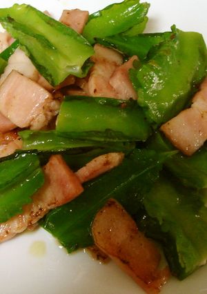 四角豆とベーコンの炒め物-レシピのメイン写真
