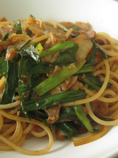 キムチの焼肉のタレ味パスタ-レシピのメイン写真