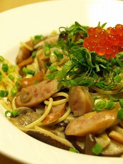 きのことウインナーの和風♪スープパスタ!-レシピのメイン写真