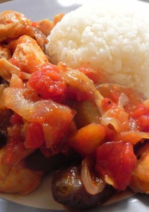簡単本格的☆なすとチキンのトマト煮☆-レシピのメイン写真