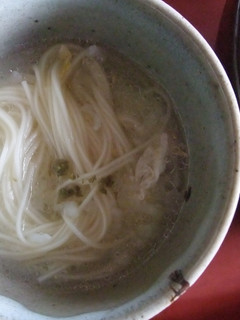 お鍋のあとのにゅうめんふう♪-レシピのメイン写真