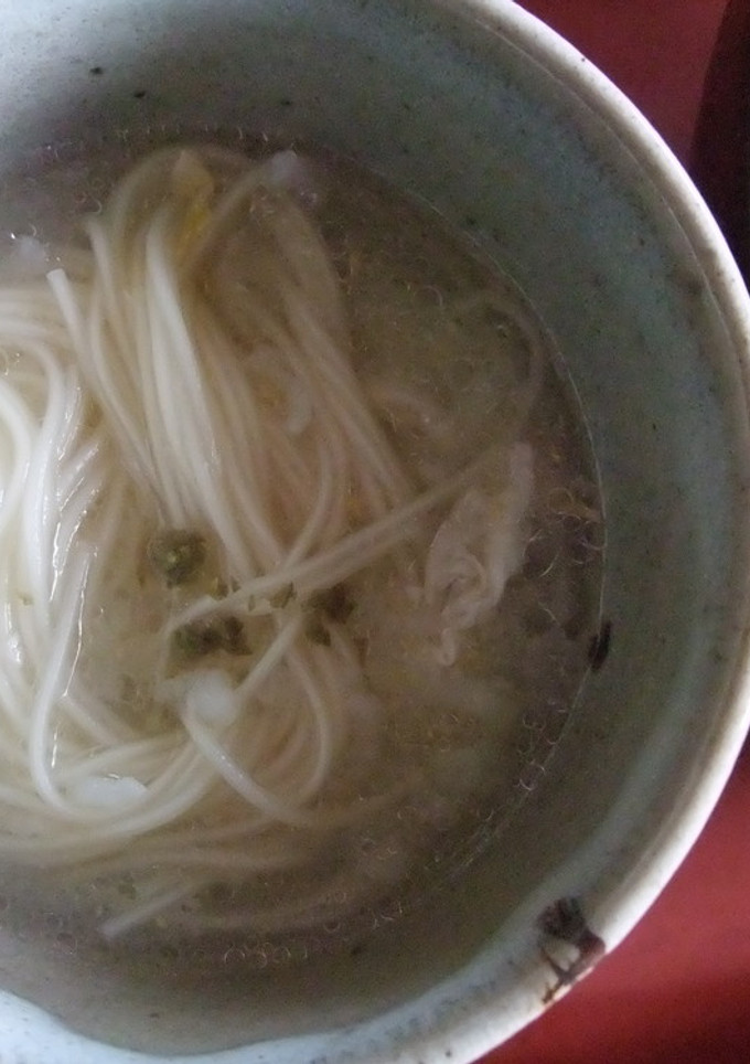 お鍋のあとのにゅうめんふう♪-レシピのメイン写真