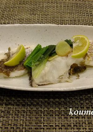 おもてなしにも☆鯛の切り身で簡単酒蒸し-レシピのメイン写真