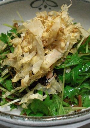 混ぜるだけ★水菜松前サラダ-レシピのメイン写真