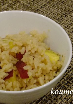 男性にもＯＫ☆醤油味のさつま芋ごはん-レシピのメイン写真