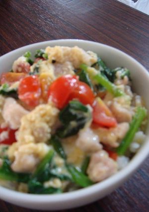 カフェ風？親子丼-レシピのメイン写真