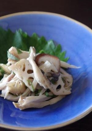 きのこの酒蒸し　梅酢風味-レシピのメイン写真