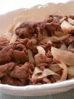 牛肉と玉ねぎの甘辛煮-レシピのメイン写真