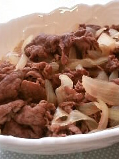 牛肉と玉ねぎの甘辛煮-レシピのメイン写真