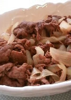 牛肉と玉ねぎの甘辛煮-レシピのメイン写真