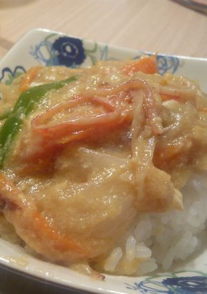 野菜たっぷりカニ玉あんかけご飯-レシピのメイン写真