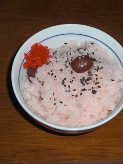 ☆お赤飯 金時甘納豆☆-レシピのメイン写真