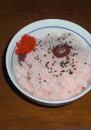 ☆お赤飯　金時甘納豆☆-レシピのメイン写真