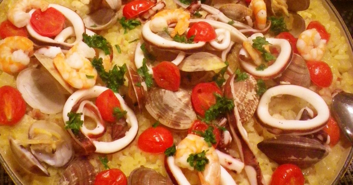 簡単シーフードパエリア＠ルクルーゼ by wisteriakm