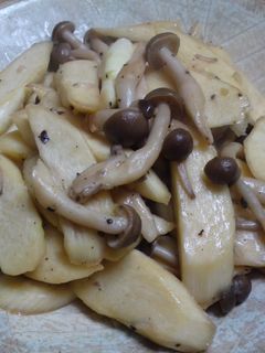 マコモタケのガーリックバター炒め-レシピのメイン写真