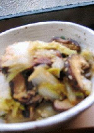 白菜と椎茸のバターソテー-レシピのメイン写真