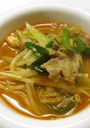 簡単・辛旨♪韓国風キムチスープ-レシピのメイン写真
