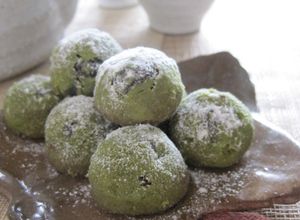 黒豆と抹茶の米粉スノーボール-レシピのメイン写真