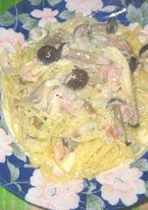 簡単☆しめじとベーコンのクリームパスタ-レシピのメイン写真