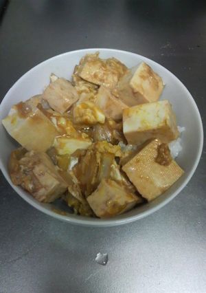 超簡単お手軽ボリューム豆腐丼-レシピのメイン写真