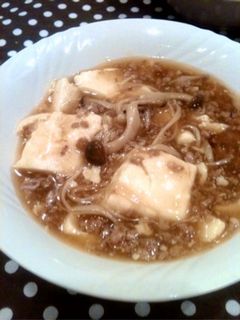 豆腐のきのこあんかけ-レシピのメイン写真