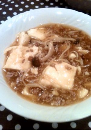 豆腐のきのこあんかけ-レシピのメイン写真