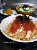 宮城の味☆生鮭deはらこ飯♪鮭イクラご飯