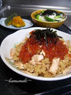 宮城の味☆生鮭deはらこ飯♪鮭イクラご飯-レシピのメイン写真