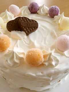 記念日に♡アイスデコレーションケーキ-レシピのメイン写真